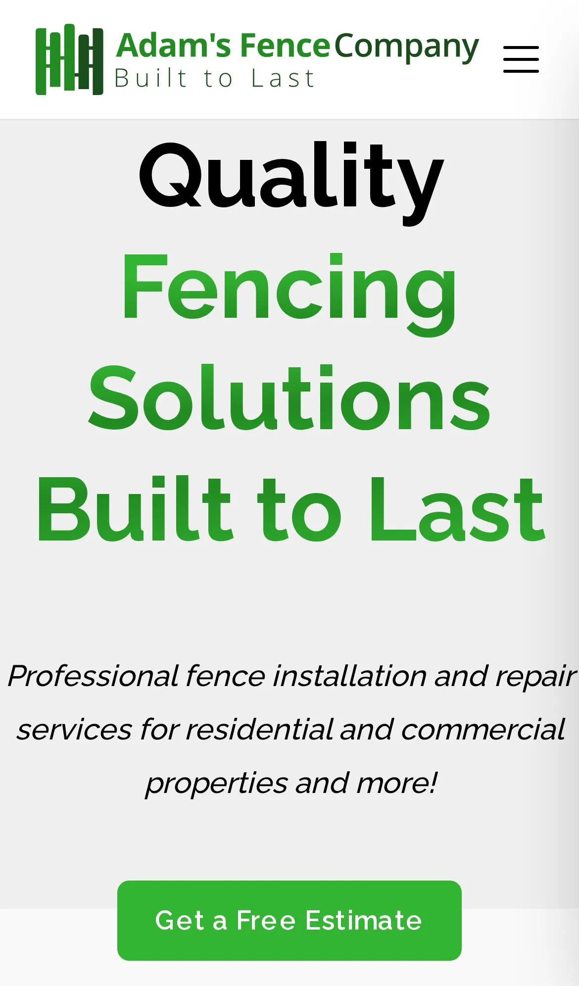 Adams Fence Co.