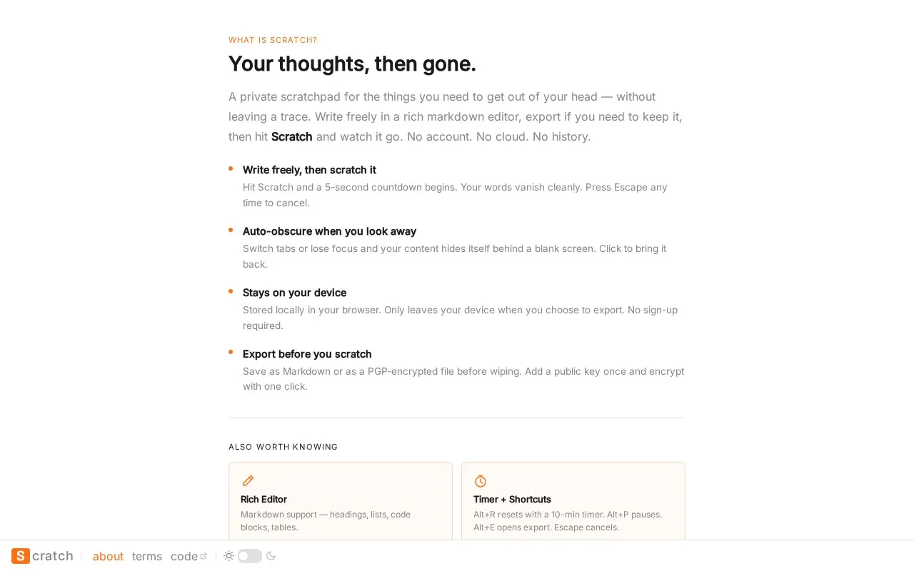 Screenshot of Plan to Live — Scratch